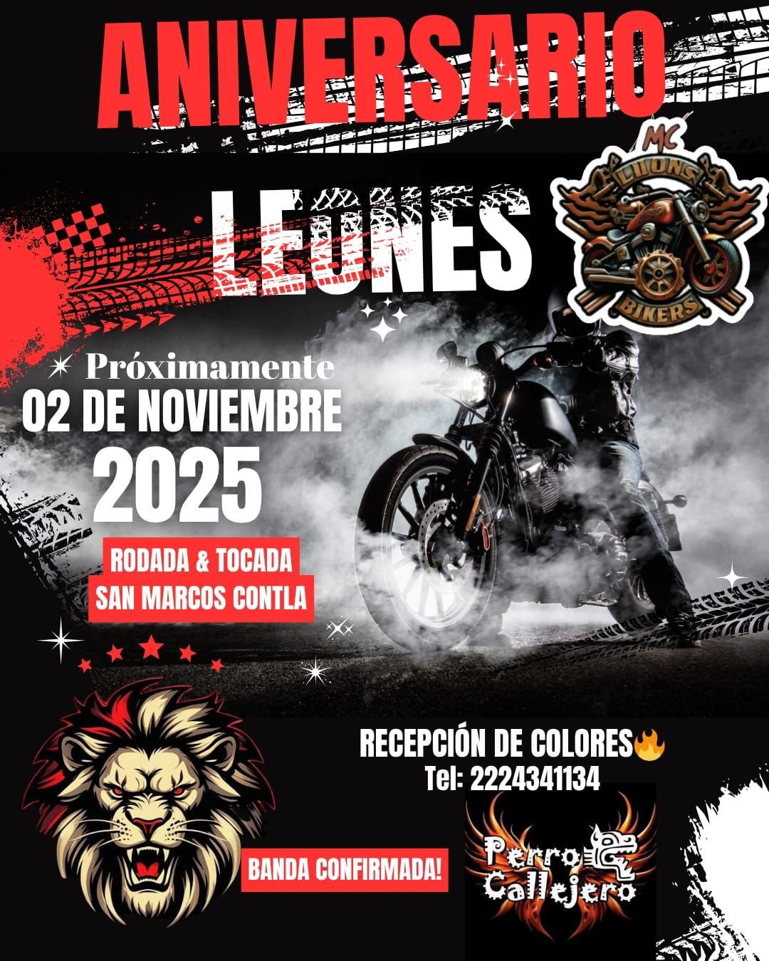 2do aniversario de leones bikers tlx